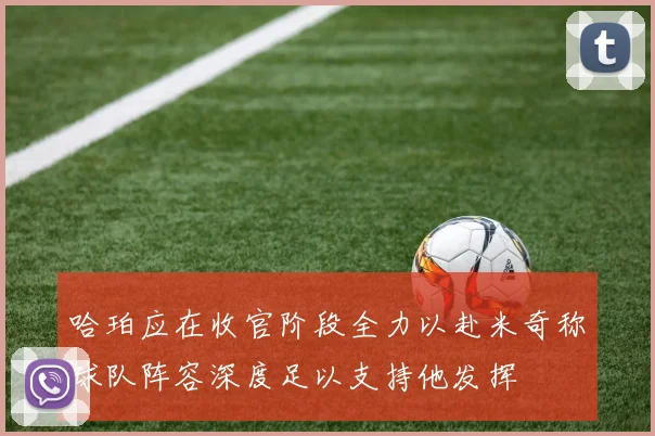 哈珀应在收官阶段全力以赴米奇称球队阵容深度足以支持他发挥